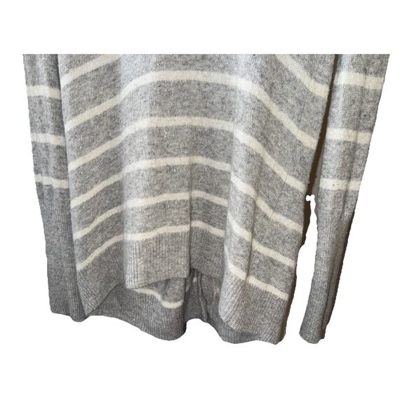 Abercrombie And Fitch Y2K Gray Striped Long Button Cardigan Size L - Picture 10 of 13